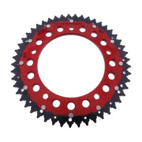 ZF Crown 49 Teeth Pitch 525 Red Black Dual for Indian FTR 1200