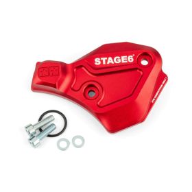 Coperchio pompa olio STAGE6 alu rosso AM6