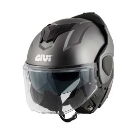 GIVI X36 Fiber Wendbarer Modularer Helm Matt Titan