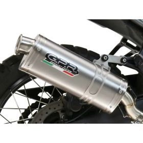 GPR Dune Trioval Slip-On Exhaust approved titanium for Bmw R 1300 GS
