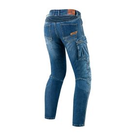 Pantaloni moto uomo REBELHORN VANDAL denim blu