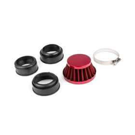 Str8 Kn Powerlifter Shorty Air Filter 44-54mm Red