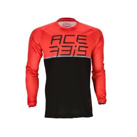 Trikot ACERBIS MTB RAZORCREST schwarz/rot