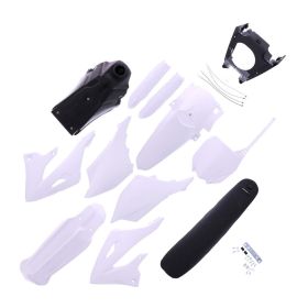 POLISPORT 12 Fairing Kit Black/White for Yamaha YZ 250 2T