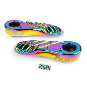 Repose-pieds STR8 Neochrome pour Yamaha Bw's/Mbk Booster à partir de 2004