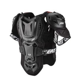 Pettorina moto LEATT 5.5 Pro nero rosso certificazione CE