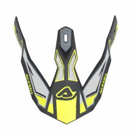 ACERBIS Schwarz/Fluoreszierendes Gelb/Grau Visier für LINEAR Helm