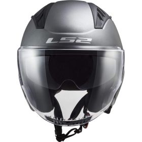 Casco Jet LS2 OF600 COPTER II Solid Titanio Opaco