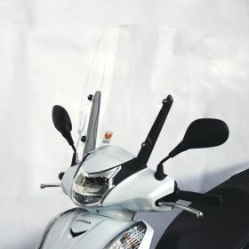 ISOTTA carénage fumé clair 460x530mm pour HONDA sh