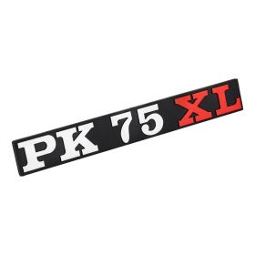 Targhetta PREMIUM QUALITAT PK 75 XL cofano sinistro