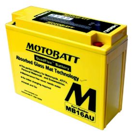 Batteria MOTOBATT YB16AL-A2 pronta all'uso precaricata e sigillata 12V 20,5Ah 207x72x164mm