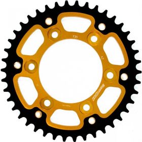 CORONA SUPERSPROX STEALTH RST NERO ORO 735 PASSO 520 - Z 42 DENTI GOLD