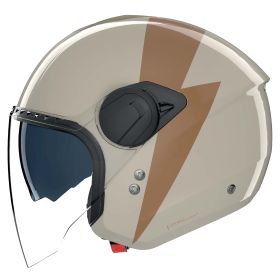 Casco jet urbano NOLAN N20-2 Visor Impeto 343 avorio ocra