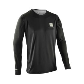LEATT Gravity 1.0 Enduro MTB Anzug Schwarz Relaxed Fit Aerodynamische Ärmel