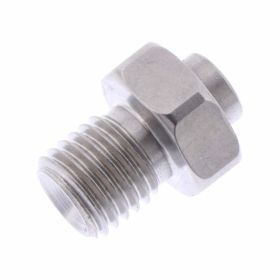 STAHLFLEX brake hose fitting fixed external thread stainless steel TYP521 M10x1.25