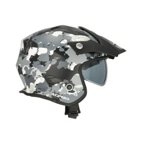 Jethelm ACERBIS Jet Aria Sport grau/schwarz