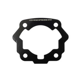 VOCA RACING Cylinder Spacer 2mm Black Derbi Euro 2