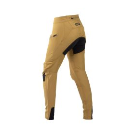 Pantalons de VTT Femme LEATT Gravity 3.0 Marron Slim 4-Way Stretch