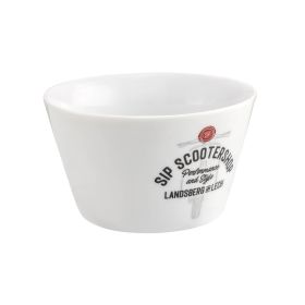 Véritable tasse en céramique blanche 'VESPA RIDER'