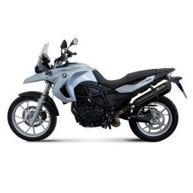 MIVV Black Slip-on Exhaust Homologated for BMW F 650 GS
