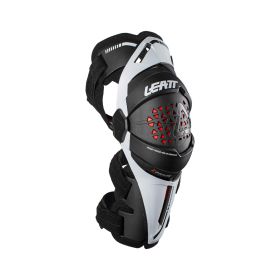 Ginocchiere moto LEATT Z-Frame nero bianco certificazione medica