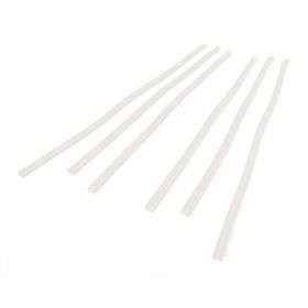 Stirsce listello pedana Repro Teile in gomma 3800x14mm bianco