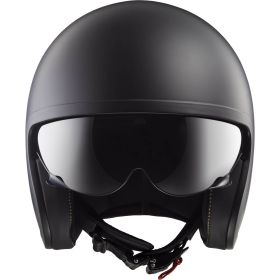 Casco Jet LS2 OF599 SPITFIRE II Solid Nero Opaco