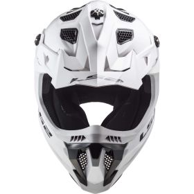 Casco Motocross LS2 MX700 SUBVERTER EVO II Solid Bianco Lucido
