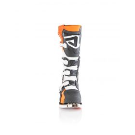 ACERBIS Motorradstiefel genehmigt x-race orange/grau 4 Schnallenverschluss Stahlkappe