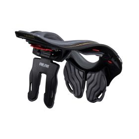 Protezione collo moto LEATT 5.5 nero grigio certificazione CE