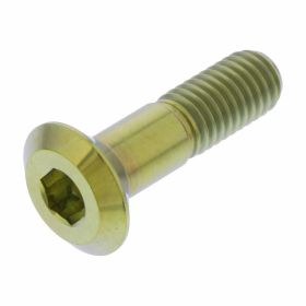 PRO-BOLT M8x1.25x31 Gold Titanium Crown Bolt