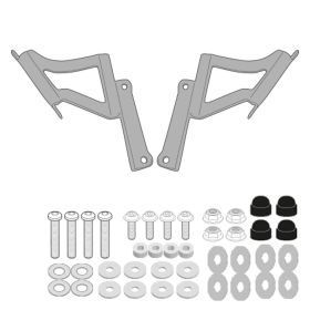 GIVI rauchige Windschutzscheibe 28x36,5 cm für KAWASAKI Z650