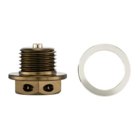 Vite sfiato olio SIP M16x1,5mm marrone anodizzato in alluminio per Lambretta 125 LI