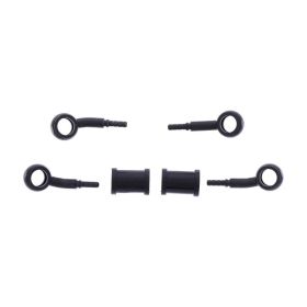 JMP 2 Bremsrohr-Kit aus schwarzem Stahl HBF-9006-H-MBK für Yamaha XJ6 600