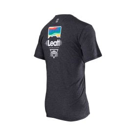 LEATT Gravity 1.0 MTB Shirt Schwarz TENCEL Stretch mit Halskragen