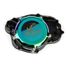 VOCA RACING Cache d'embrayage Noir/Chrome