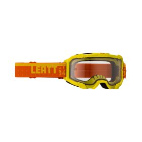 Masque cross LEATT Velocity 4.5 Citrus jaune lentille transparente 83%