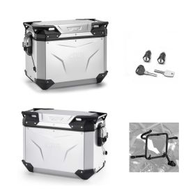 GIVI TREKKER OUTBACK EVO anodized 44L side luggage kit for MORINI X-CAPE motorcycle