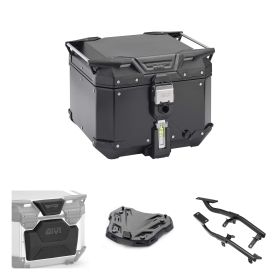 GIVI TREKKER OUTBACK EVO SMART Top Case Kit noir 42L pour YAMAHA XTZ TENERE