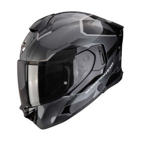 Casco integrale Scorpion EXO-530 AIR Clip argento nero