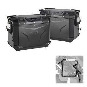 Kit valises GIVI OUTBACK EVO SMART noir pour TRIUMPH Tiger 800 / XC / XR