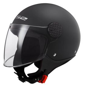 Casco Jet LS2 OF558 SPHERE II Solid Nero Opaco