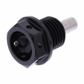 Tappo scarico olio racing JMP magnetico M12X1,50 12mm nero