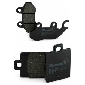 BREMBO Carbon-Keramik-Bremsbelagsatz vorne 07005 und hinten 07067