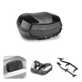 GIVI MAXIA 5 black smoked top case 58L for YAMAHA TRACER 7 GT