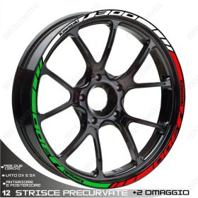 IRIDEA DESIGN 1413WHREGR00009 Motorcycle rim stickers