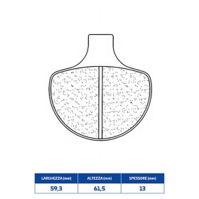 Vorderbremsbelagsatz CL BRAKES 2699A3+ aus gesintertem Material für HARLEY DAVIDSON