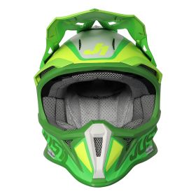 CASQUE TOUT TERRAIN JUST1 J18 MIPS PULSAR LIME FLUO / VERT MAT