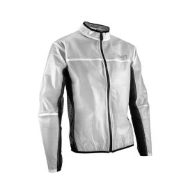 LEATT Race Cover MTB Regenjacke Weiß Wasserdicht Leicht Ventilation