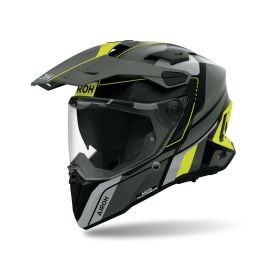 AIROH COMMANDER 2 SKIP matte yellow dual road enduro helmet